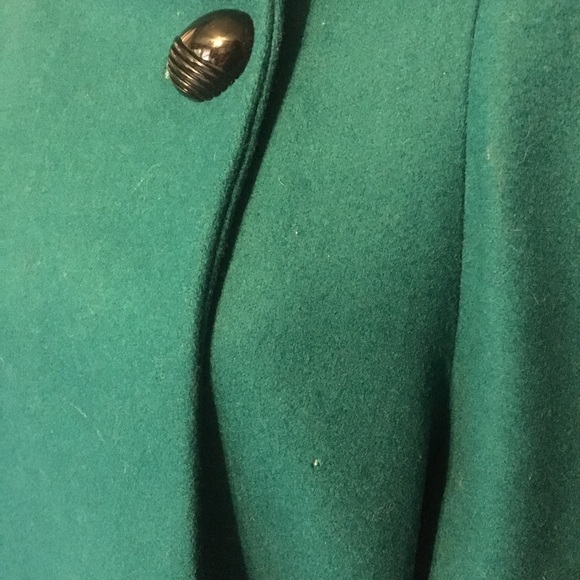 80s vintage wool overcoat - Picture 3 of 11